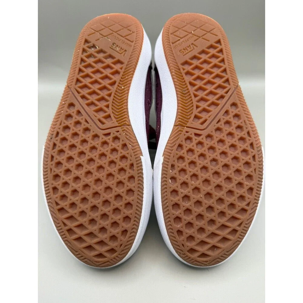 Vans Gilbert Crockett Pro Youth Mens Size 4 Burgundy Suede Skate Sneakers